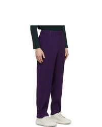 Homme Plissé Issey Miyake Purple Tailored Pleats 2 Trousers