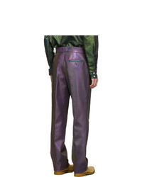 Sies Marjan Purple Toby Reflective Trousers