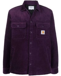 Violet Corduroy Long Sleeve Shirt