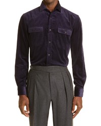 Ralph Lauren Purple Label Cotton Corduroy Overshirt