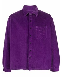 ERL Woven Button Up Overshirt