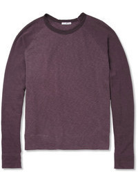 James Perse Loopback Cotton Jersey Sweater