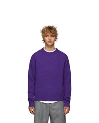 Acne Studios Purple Wool Kai Sweater