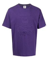 AAPE BY A BATHING APE Aape By A Bathing Ape Logo Debossed Cotton T Shirt