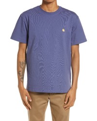 CARHARTT WORK IN PROGRESS Chase Crewneck T Shirt In Cold Viola Gold At Nordstrom