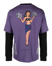 PACCBET Lady Luck Layered Design T Shirt