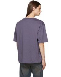 Acne Studios Purple Cotton T Shirt
