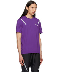 Asics Purple Crewneck T Shirt