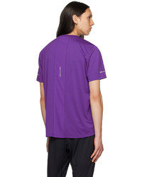 Asics Purple Crewneck T Shirt