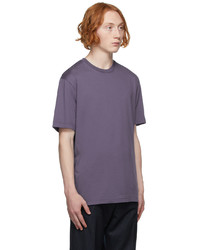 Acne Studios Purple High Neck T Shirt