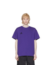 Nike ACG Purple Logo T Shirt