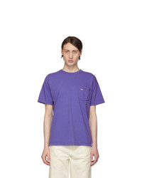 Noah NYC Purple Pocket T Shirt