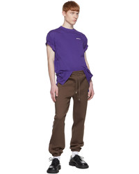 Ader Error Purple Tap T Shirt