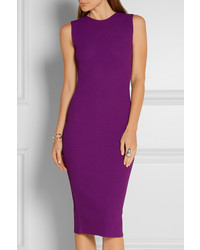 Victoria Beckham Elite Crocheted Dress Purple