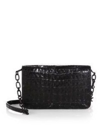 Nancy Gonzalez Crocodile Wallet On A Chain Crossbody Bag