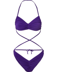 Violet Cutout Swimsuit