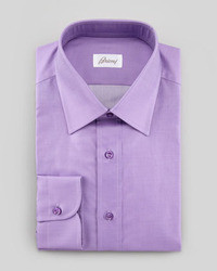 Brioni Barrel Cuff Dress Shirt Bright Purple