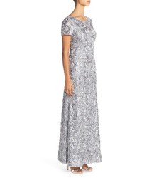 Alex Evenings Petite Embellished Lace Gown