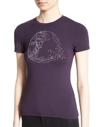 Versace Collection Embellished Logo Tee