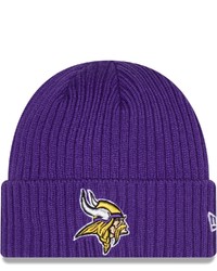 New Era Purple Minnesota Vikings Core Classic Cuffed Knit Hat At Nordstrom