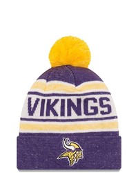 New Era Purple Minnesota Vikings Toasty Cover Cuffed Knit Hat With Pom At Nordstrom