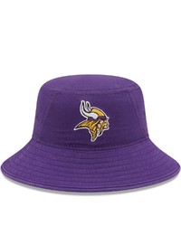 New Era Purple Minnesota Vikings Logo Bucket Hat