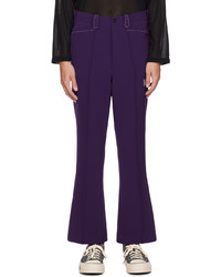 Violet Embroidered Chinos