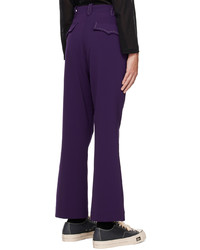 Needles Purple Western Leisure Trousers