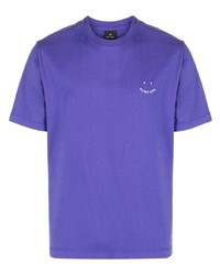 PS Paul Smith Happy Logo Embroidered T Shirt