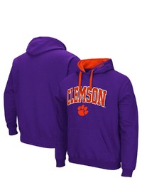 Colosseum Purple Clemson Tigers Arch Logo 20 Pullover Hoodie At Nordstrom