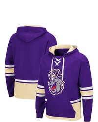 Colosseum Purple James Madison Dukes Lace Up 30 Pullover Hoodie At Nordstrom