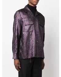 Needles Embroidered Button Down Shirt