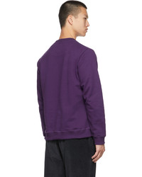 Kenzo Purple Tiger Embroidered Sweatshirt