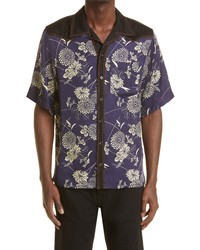 Wales Bonner Highlife Short Sleeve Button Up Bowling Shirt In Print At Nordstrom