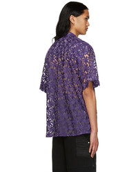 Andersson Bell Purple Nylon Shirt