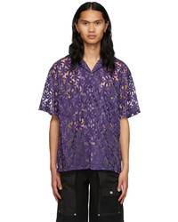 Andersson Bell Purple Nylon Shirt