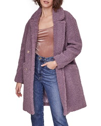Violet Fur Coat