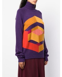 Bottega Veneta Geometric Intarsia Sweater