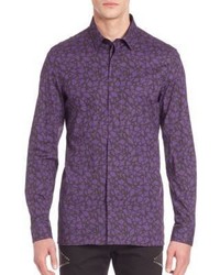Violet Geometric Shirt