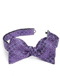 Eton Geometric Silk Bow Tie