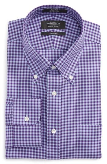 Nordstrom Men's Shop Classic Fit Non Iron Gingham Dress Shirt, $49