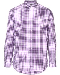 Kent & Curwen Gingham Check Pattern Shirt
