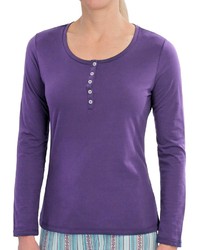 Violet Henley Shirt
