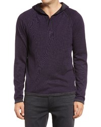 Robert Barakett Highgate Wool Blend Hoodie Sweater