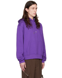 Jacquemus Purple Le Sweatshirt Brode Hoodie
