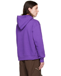 Jacquemus Purple Le Sweatshirt Brode Hoodie