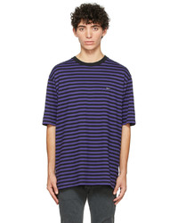 Undercoverism Black Purple Stripe T Shirt