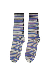 Marni Purple Striped Socks