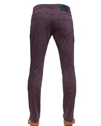 Etro 19cm Washed Stretch Cotton Jeans