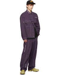 Études Martine Syms Edition Purple Denim Jeans